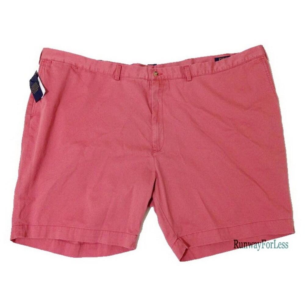 Polo Ralph Lauren Shorts Size Mens Men 58 58B New Red Classic Fit Big Tall Nwt